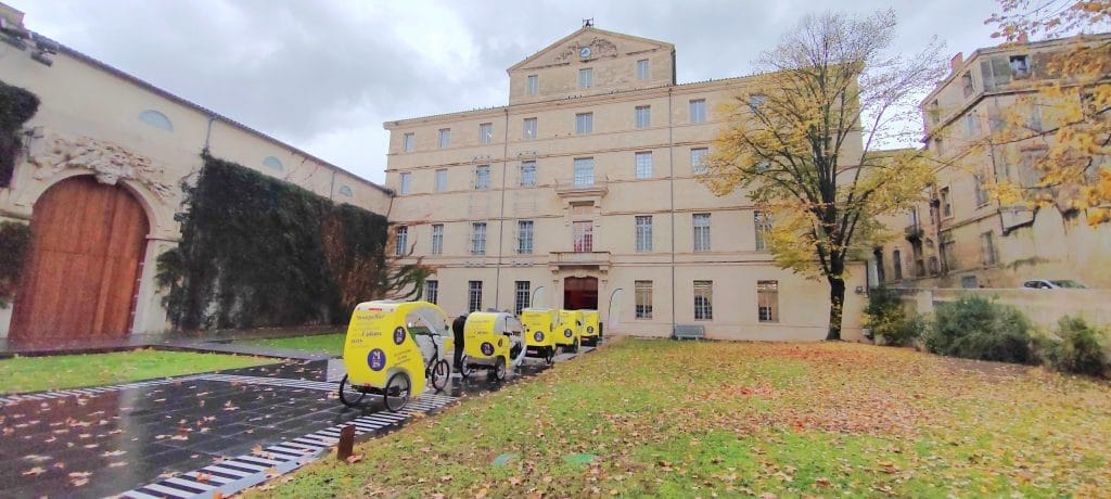 Mobilité douce Montpellier vélo-taxi écologique