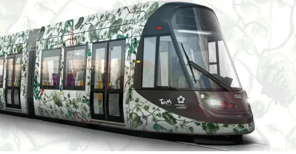 rame de la ligne 5 du tramway de Montpellier